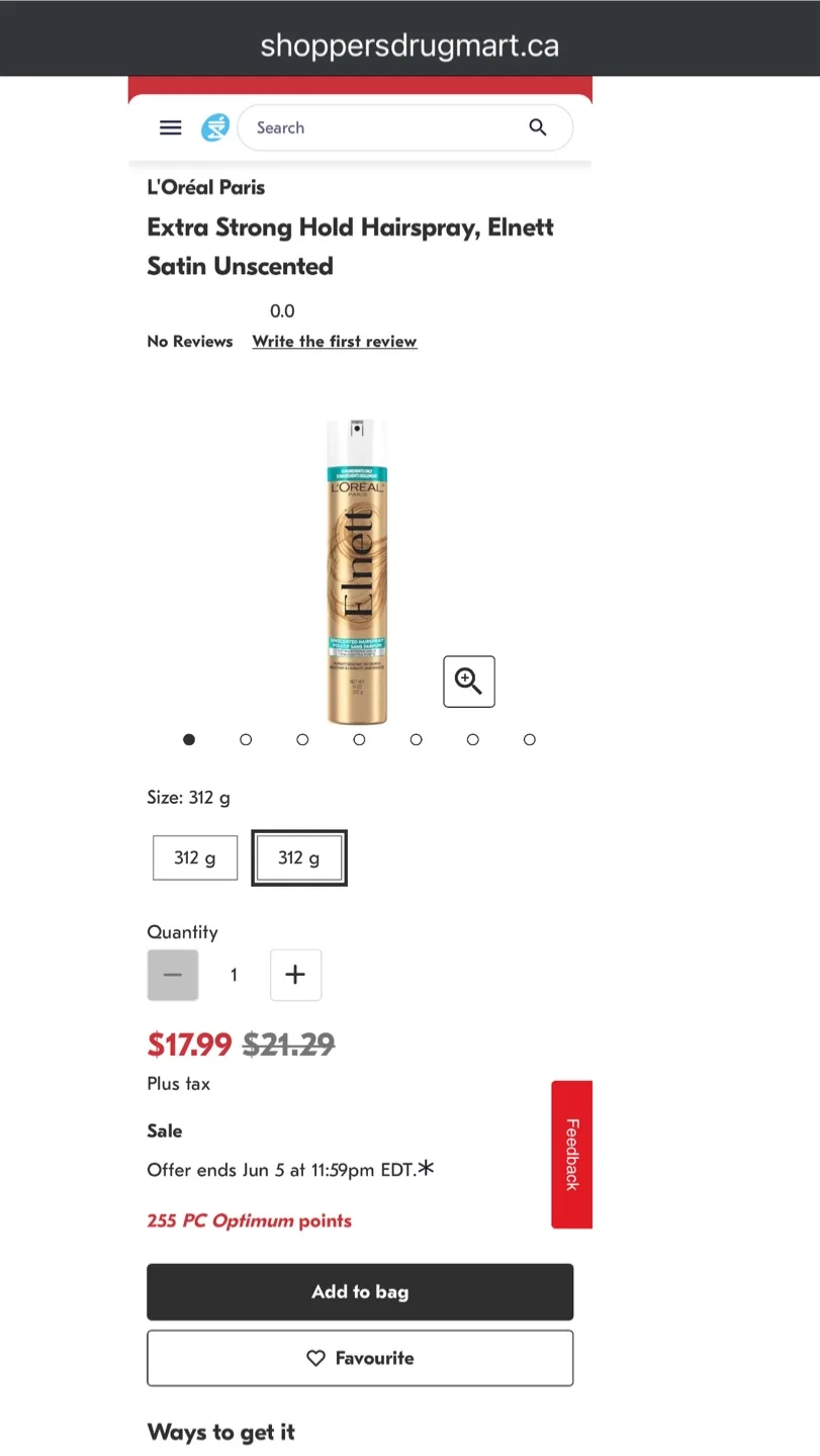 L'Oréal Elnett Unscented Hair Spray image indicator(3)