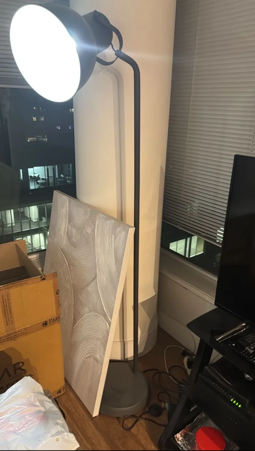 Adjustable Black Floor Lamp thumbnail