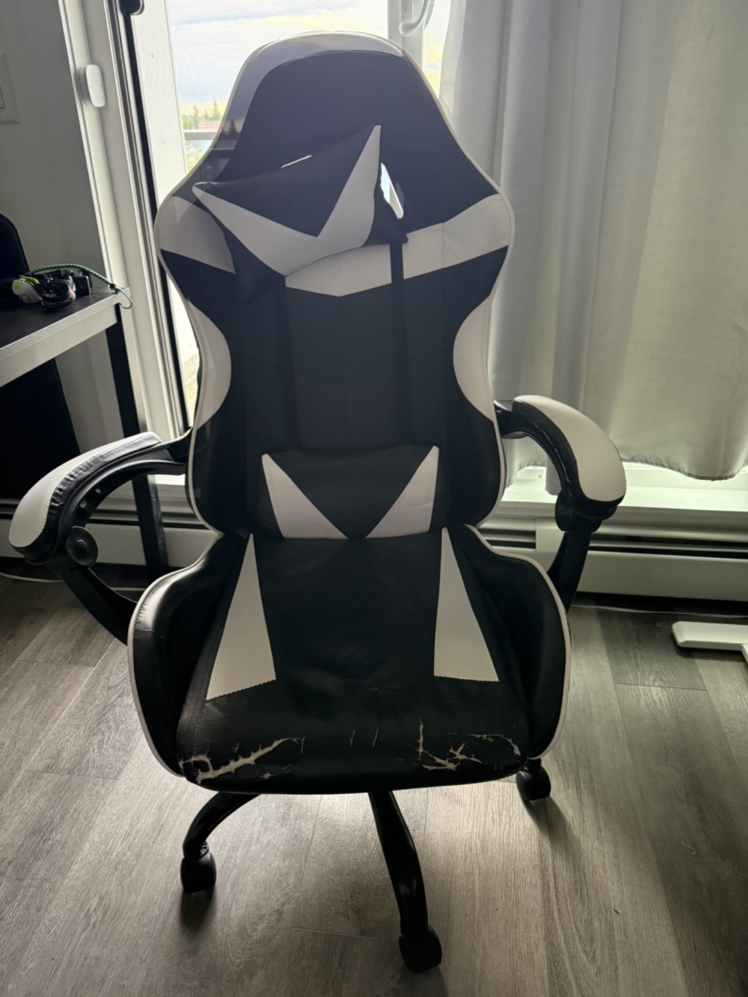 Black and White Gaming Chair