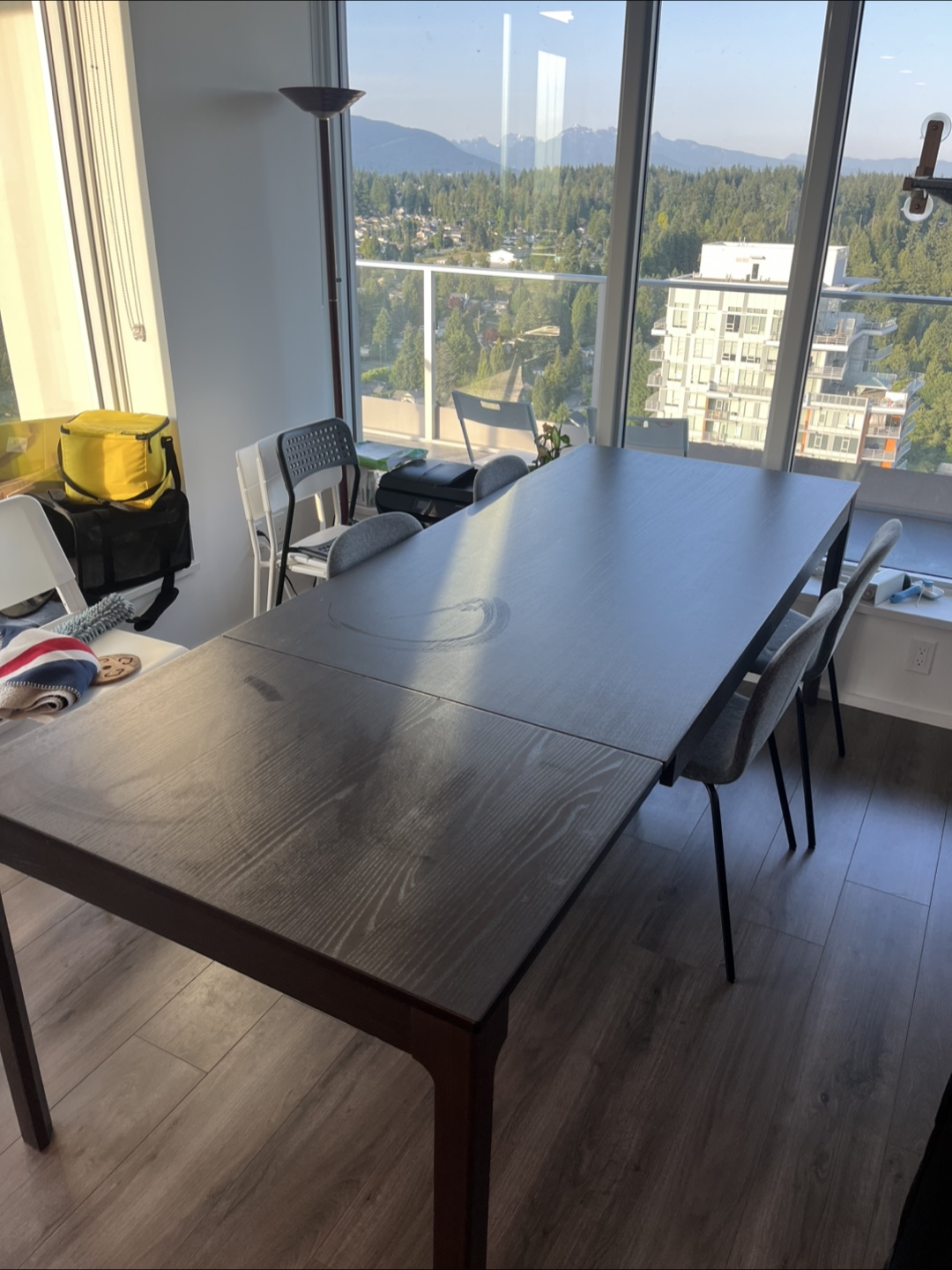 Extendable Dining table with 4 chairs - photo 4
