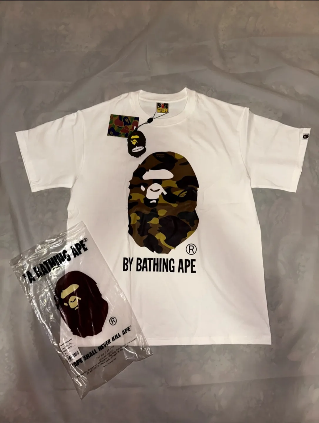 BAPE White T-Shirt - Brand New thumbnail