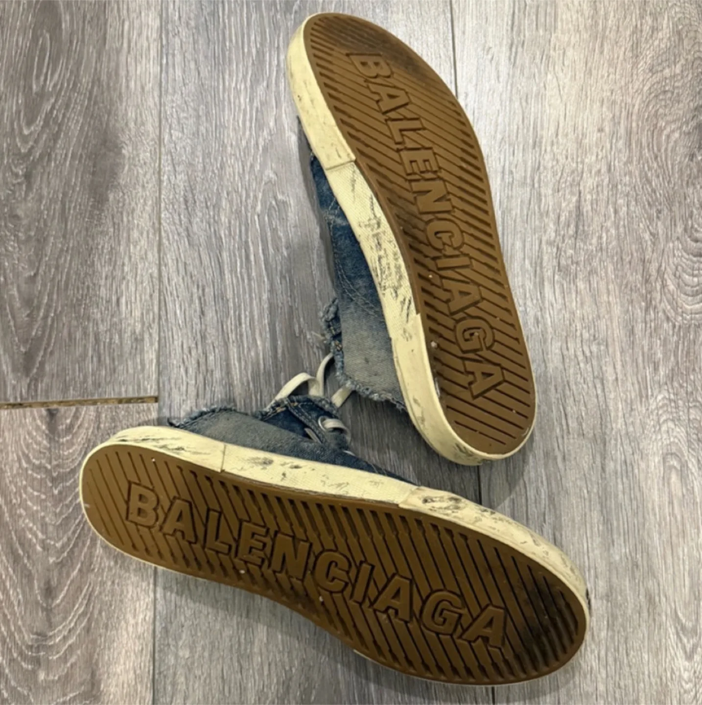 Balenciaga Denim Sneakers thumbnail