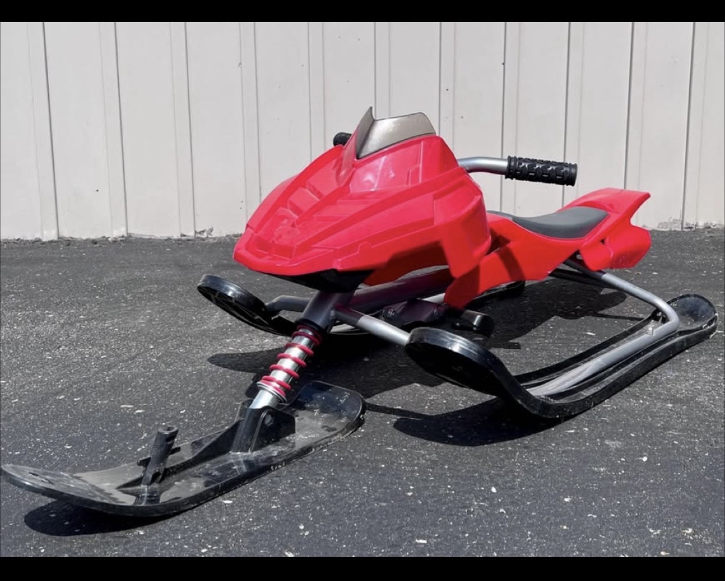 Red Snow Scooter