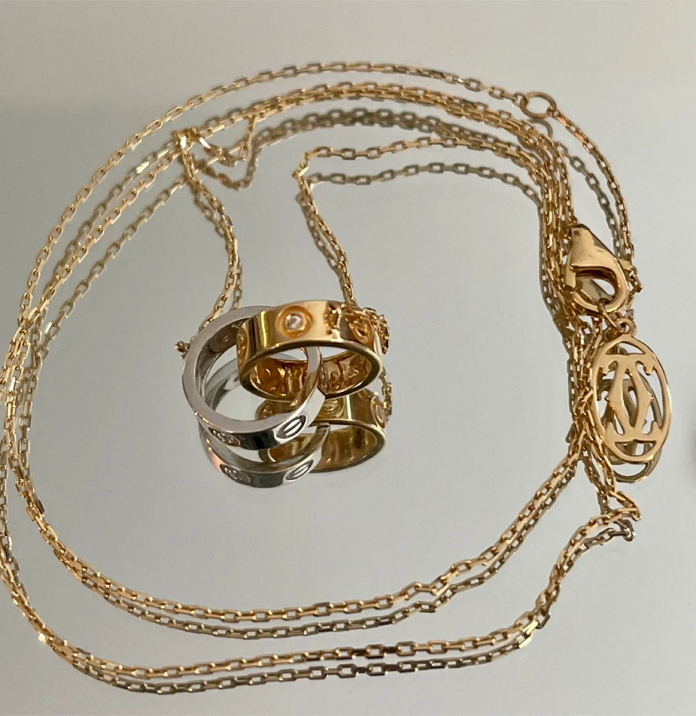 Interlock 18k Necklace - 3.35 grams thumbnail