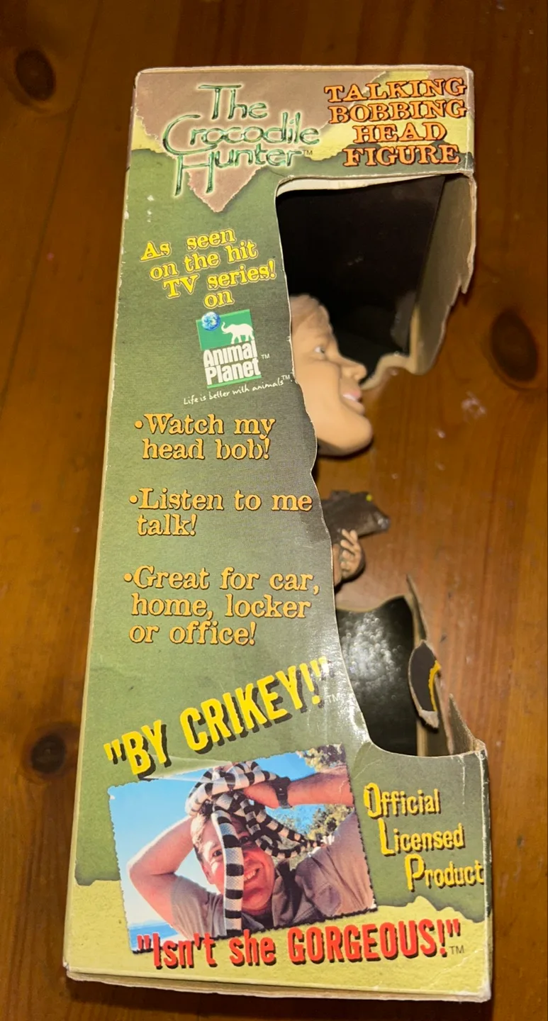 The Crocodile Hunter Steve Irwin Collectible Bobblehead Figure image indicator(2)