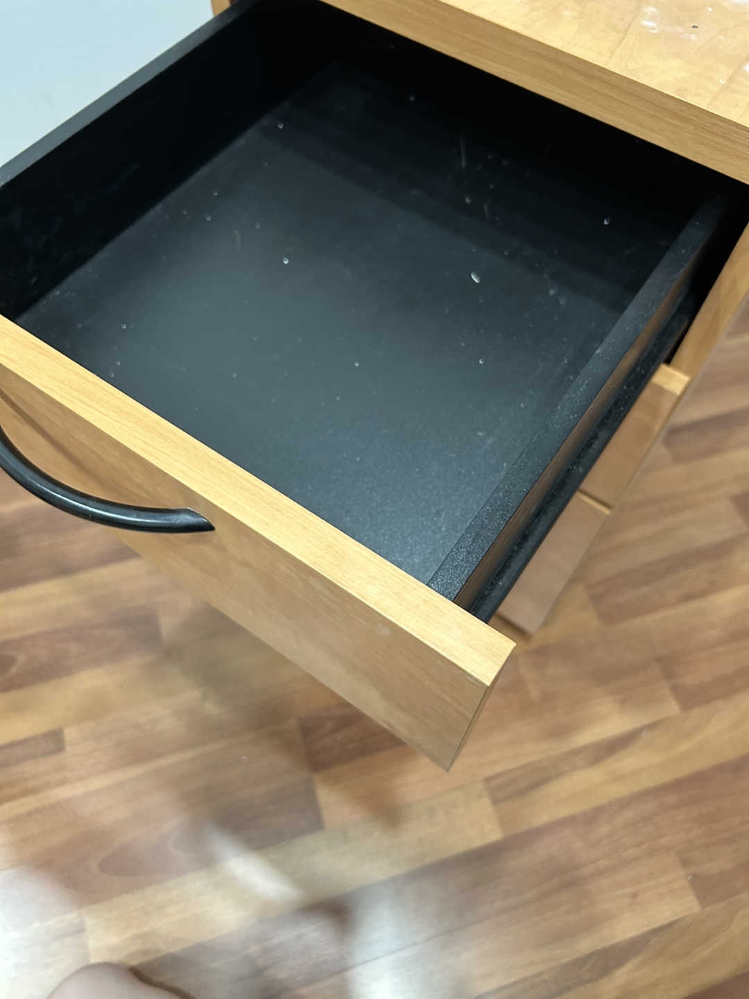 3-Drawer Wooden Filing Cabinet - photo 3