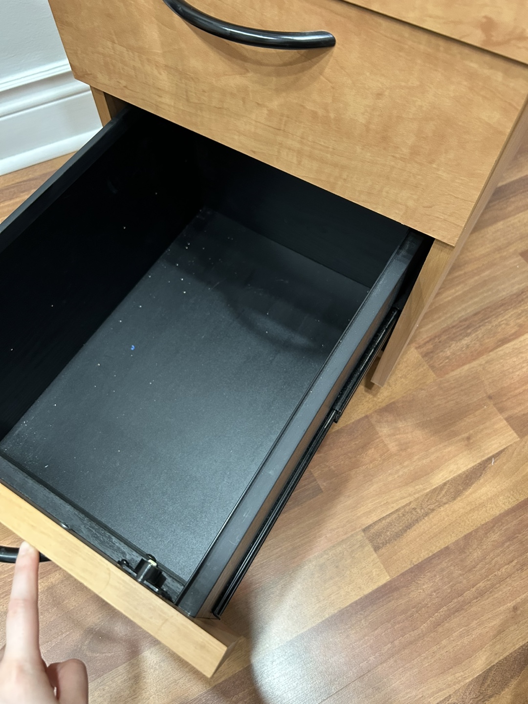 3-Drawer Wooden Filing Cabinet - photo 4