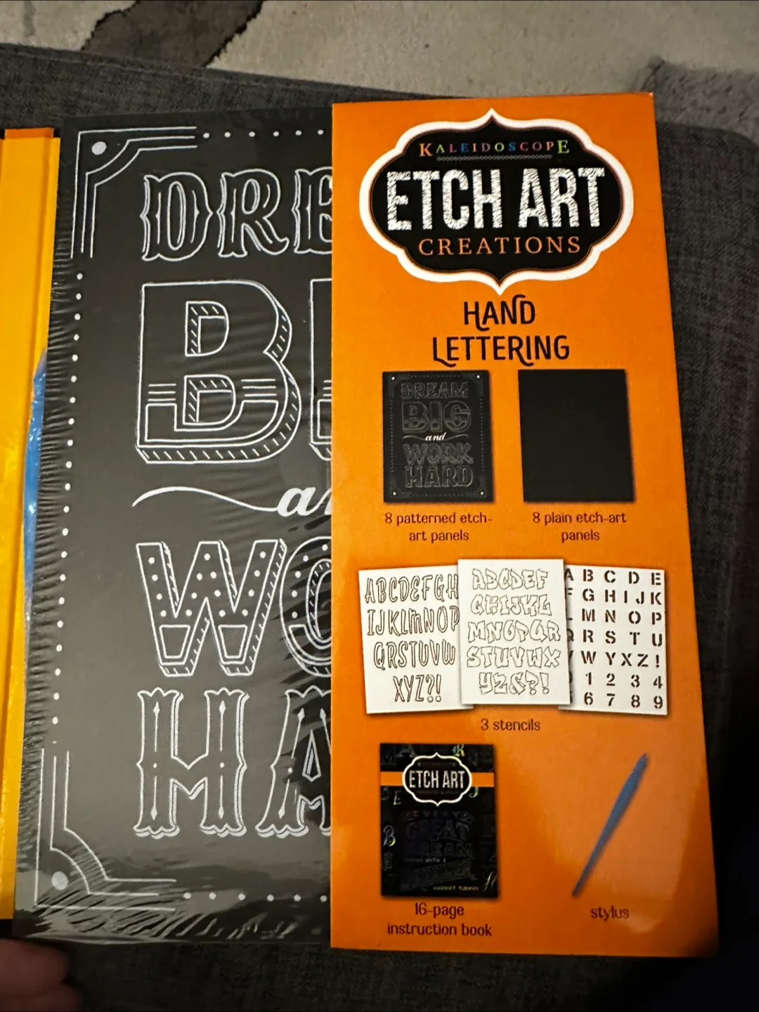 💚 🥕 Etch Art Hand Lettering Kit image indicator(2)