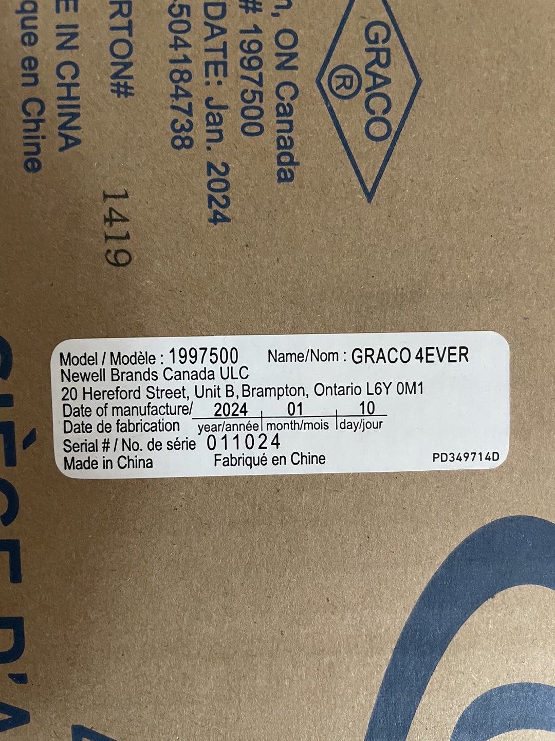 Brand New Graco 4ever Car Seat - photo 4