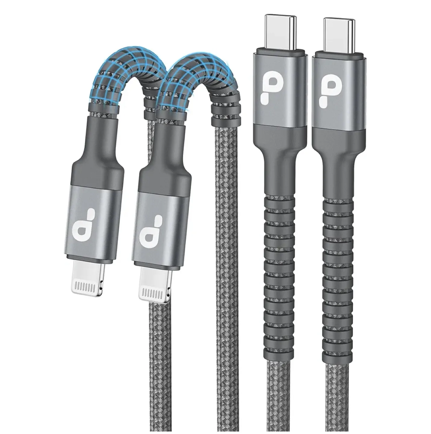 USB-C to Lightning Cable 10ft - 2pack thumbnail