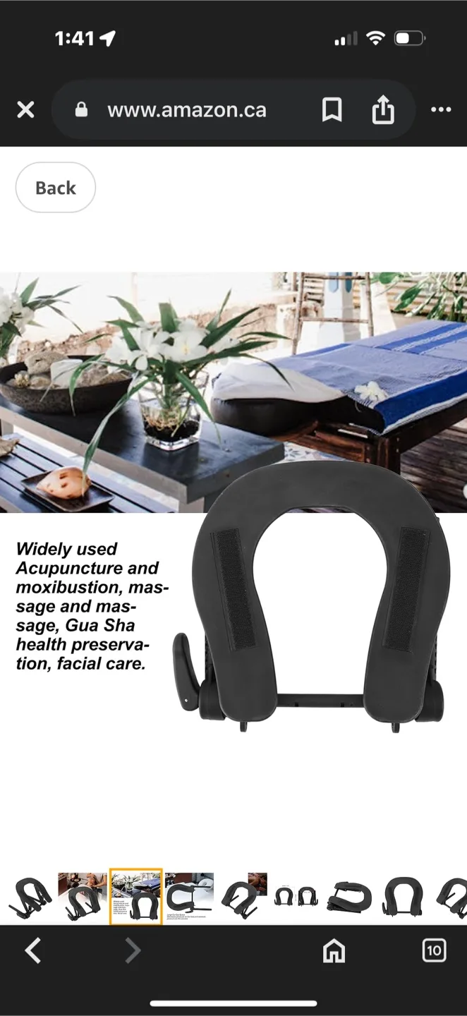 Massage therapy head rest image indicator(3)