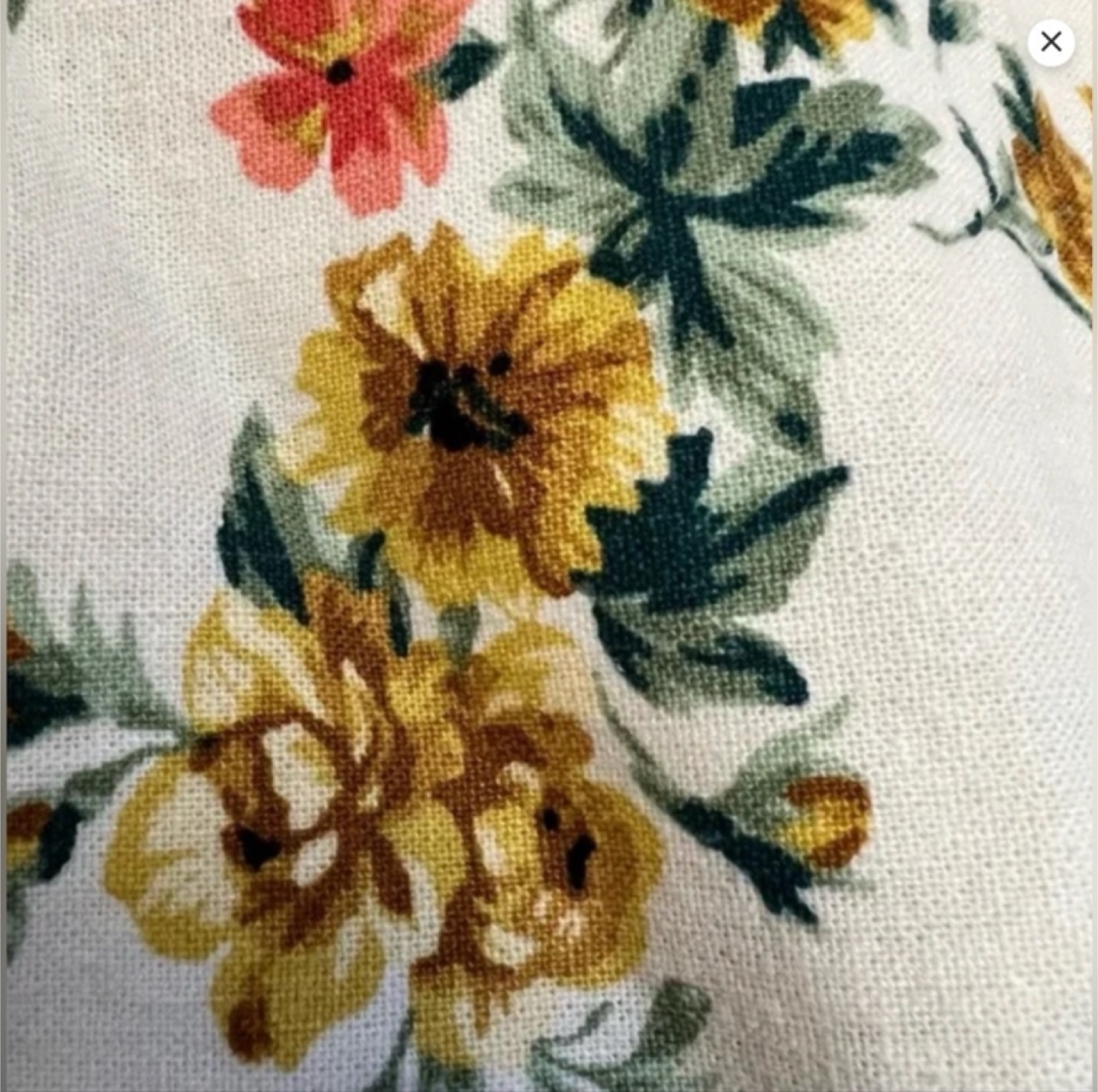 Floral linen-blend fit & flare cami dress - photo 5
