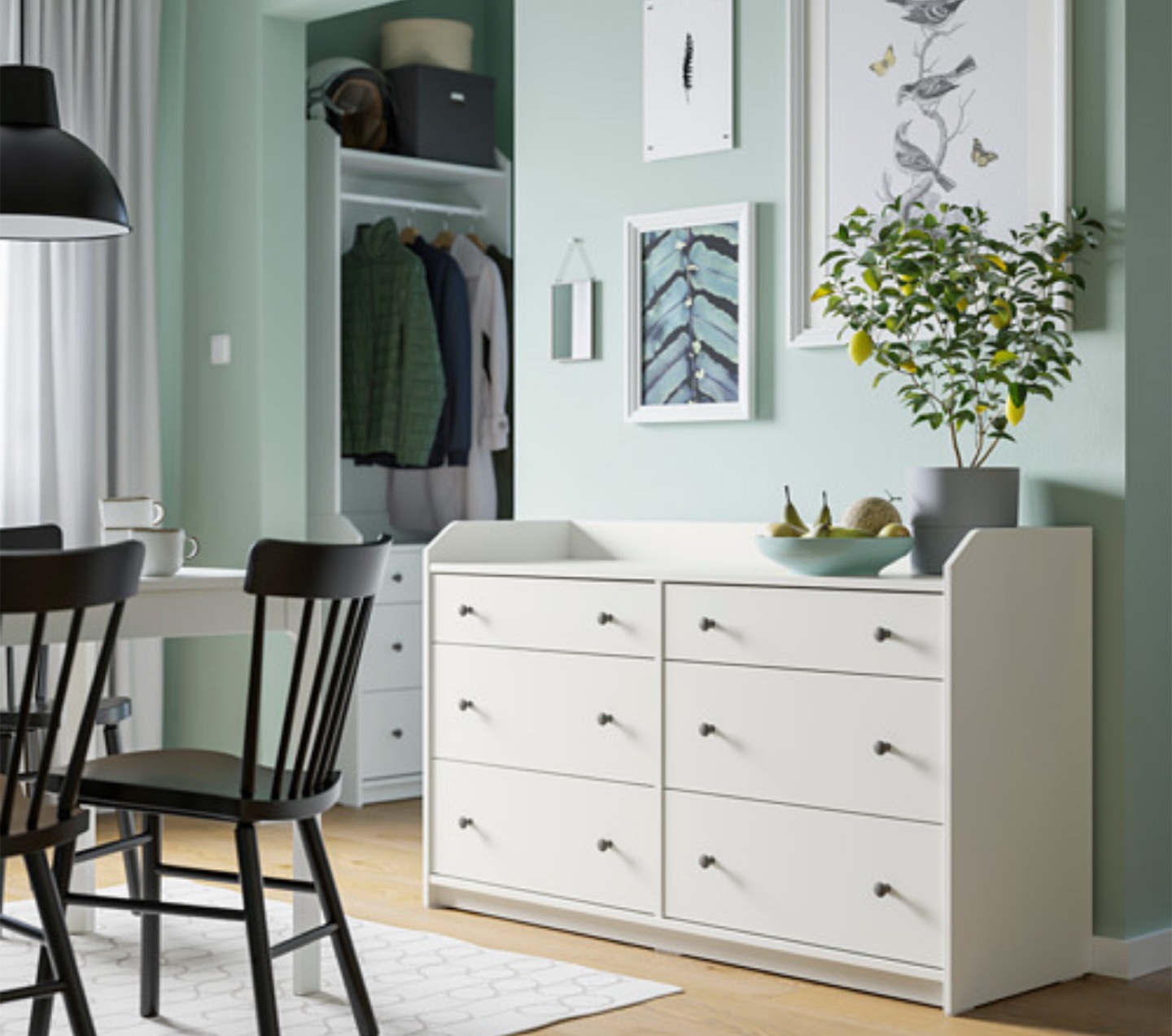 IKEA HAUGA 6-drawer dresser - photo 2