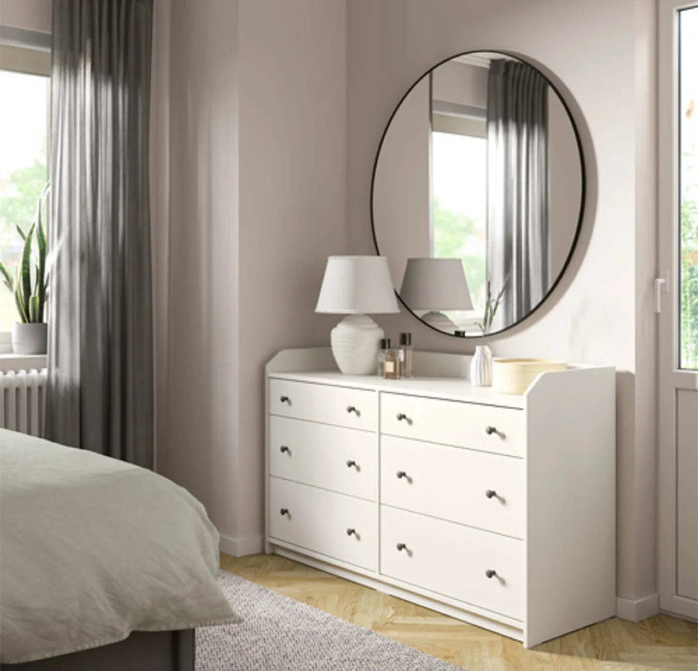 IKEA HAUGA 6-drawer dresser