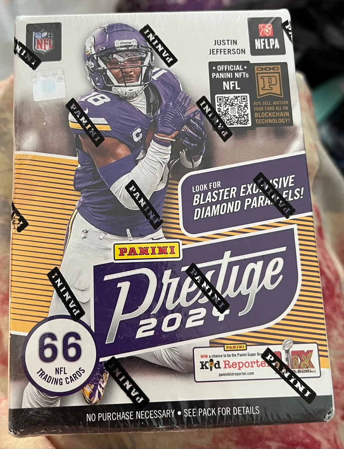 Panini Prestige 2024 NFL Trading Card Box thumbnail