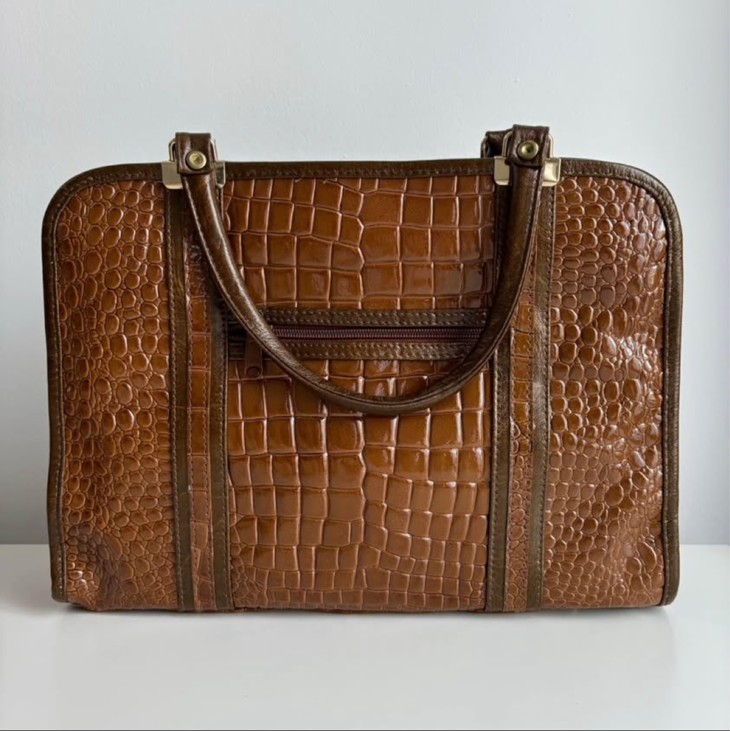 Vintage Brown Bag & Wallet - photo 4