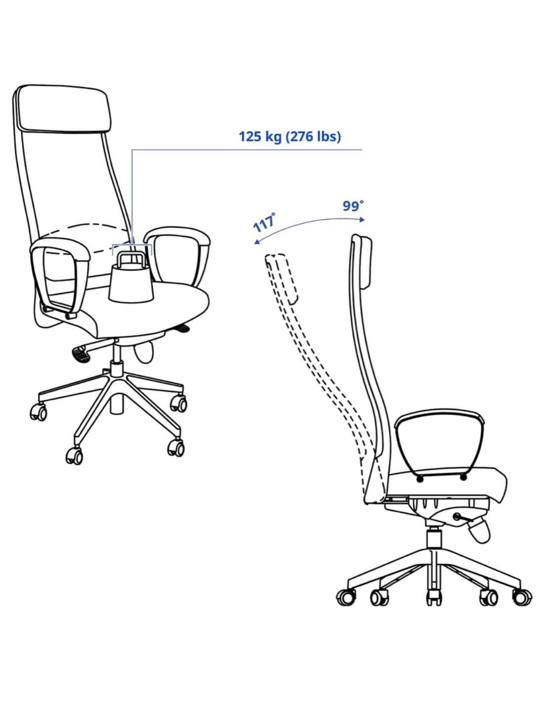 IKEA Markus Office Chair - photo 3