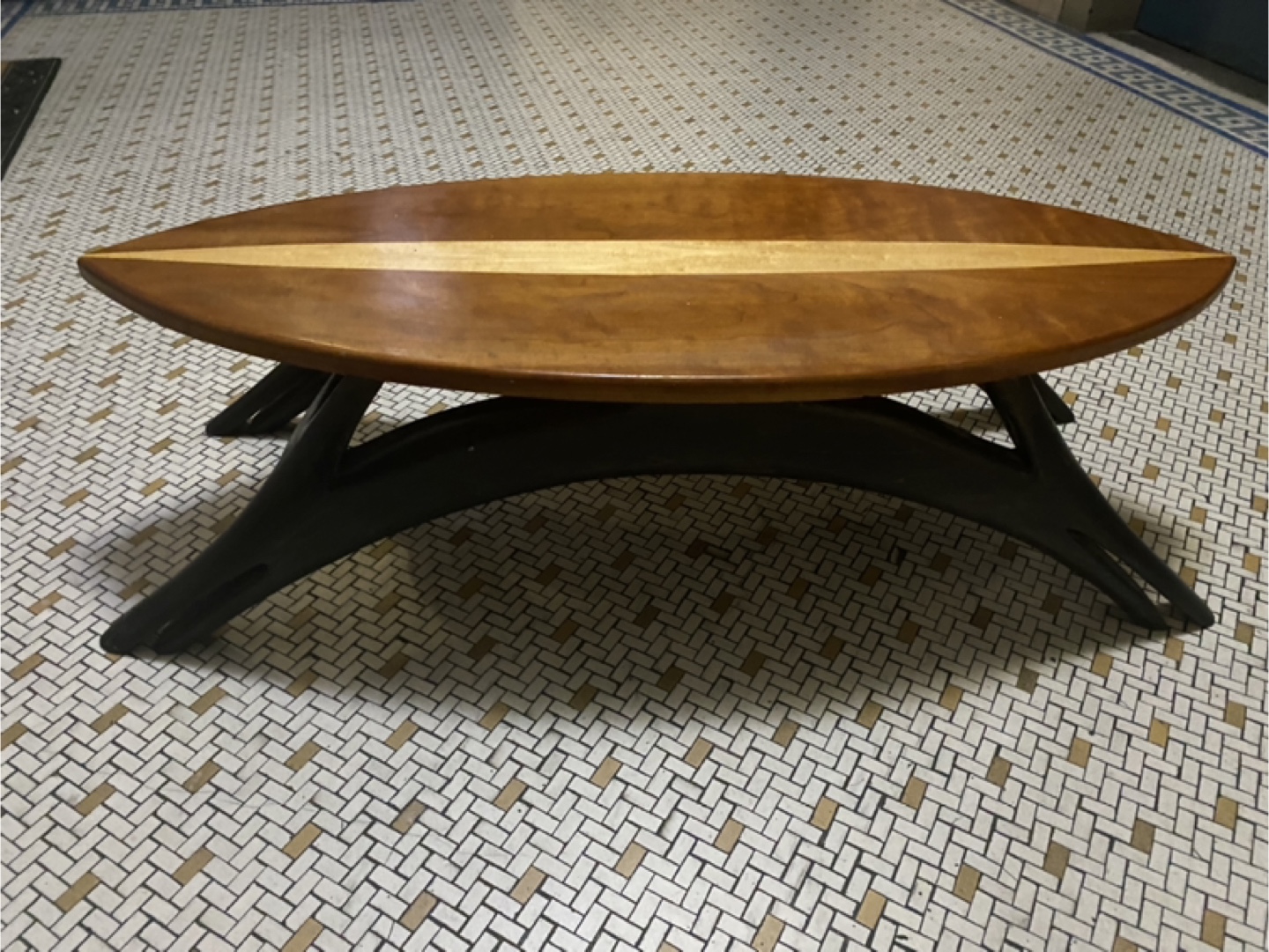 Surfboard Shaped Coffee Table