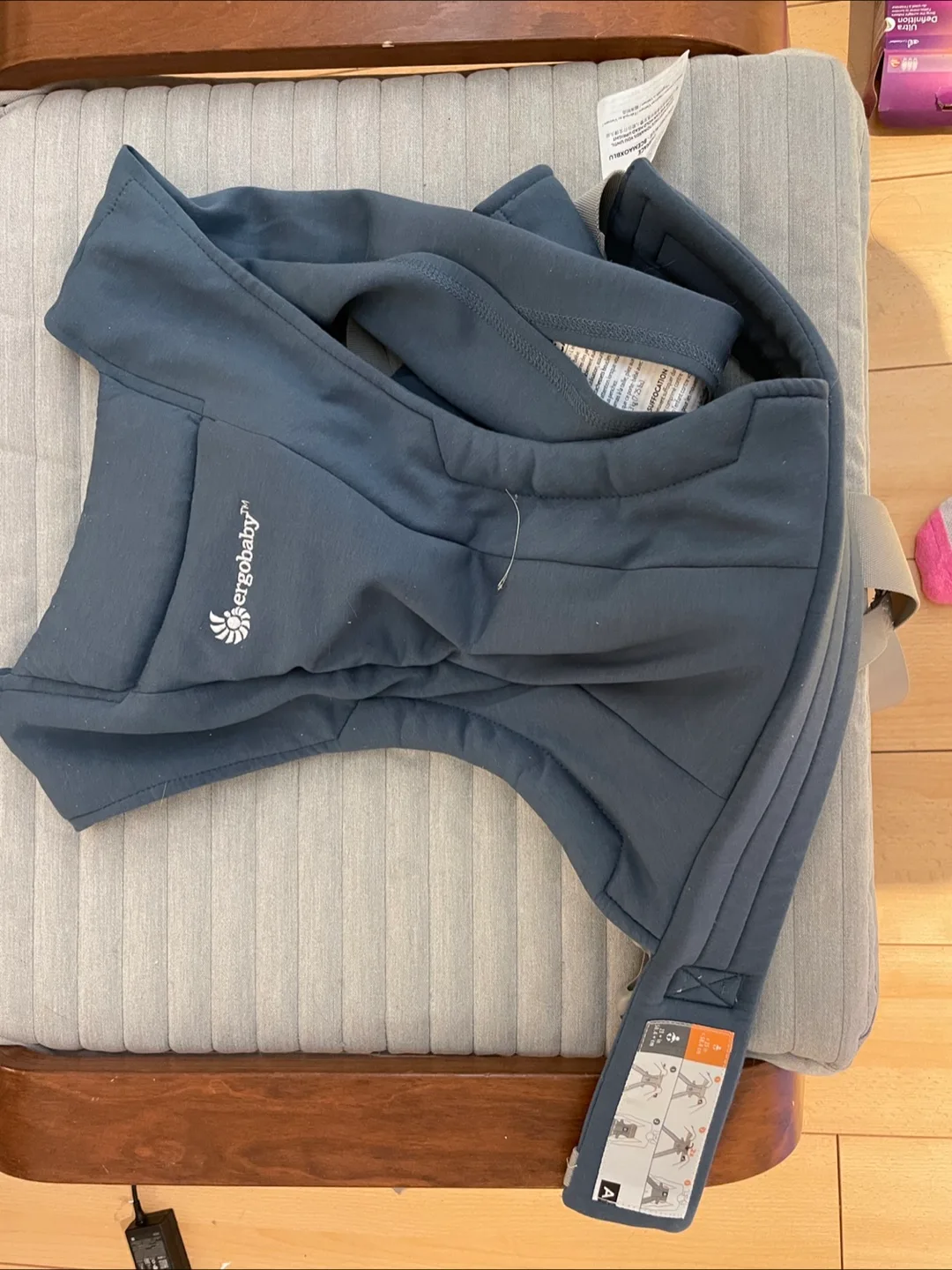 Ergobaby embrace carrier in Oxford blue thumbnail