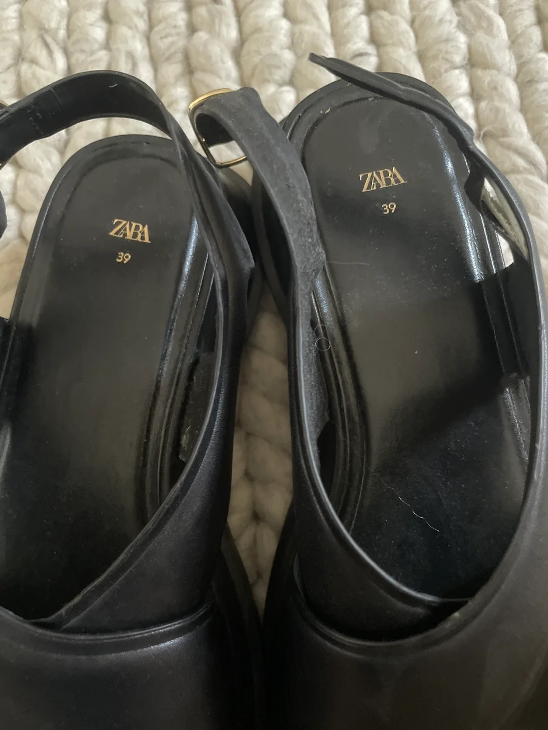 Zara Flatfrom Sandals 39 image indicator(4)