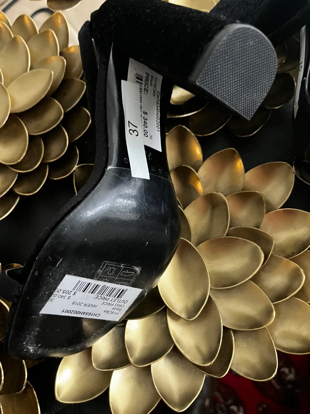 Sandro Black High Heel Sandals image indicator(7)