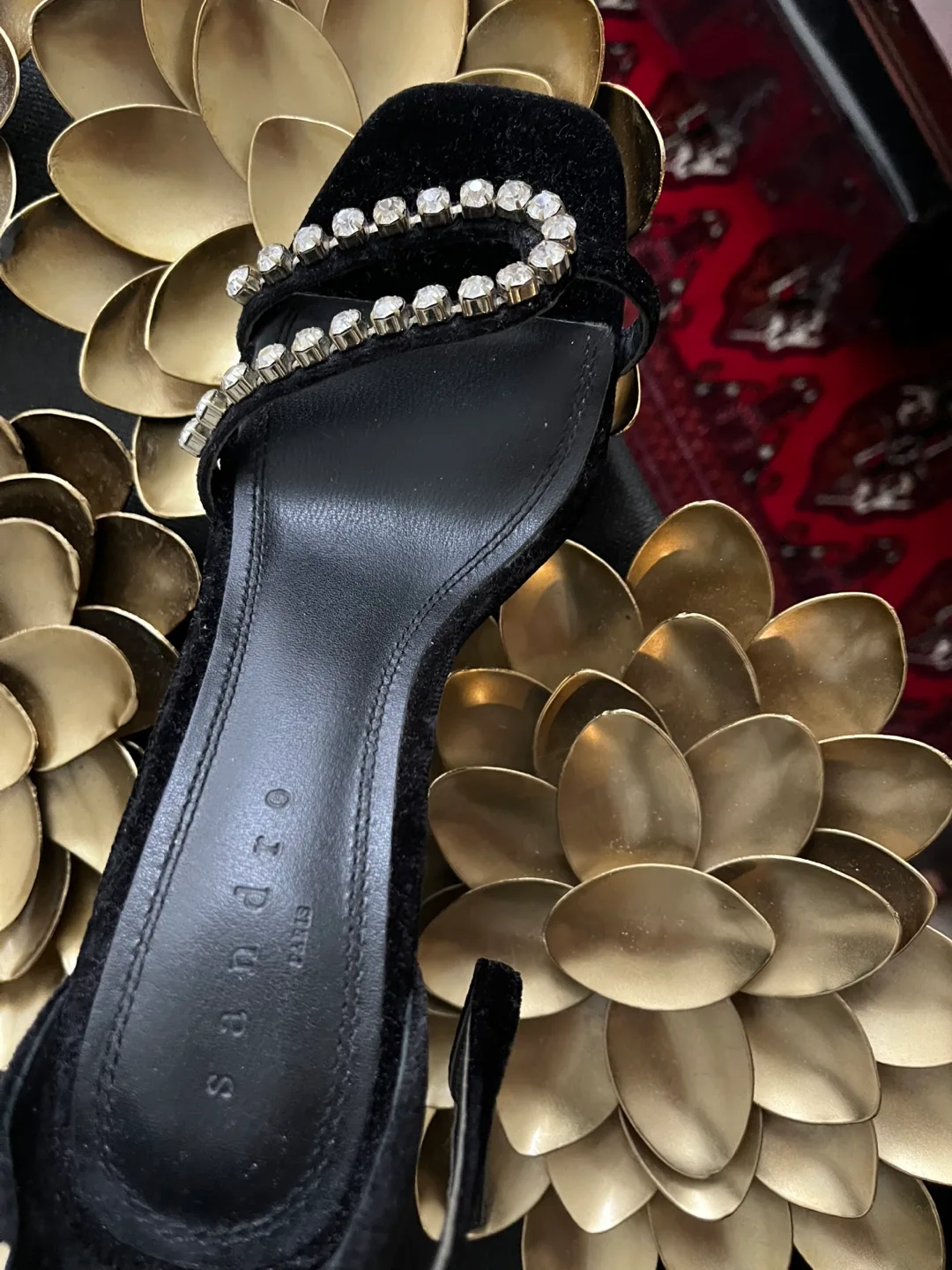 Sandro Black High Heel Sandals image indicator(8)