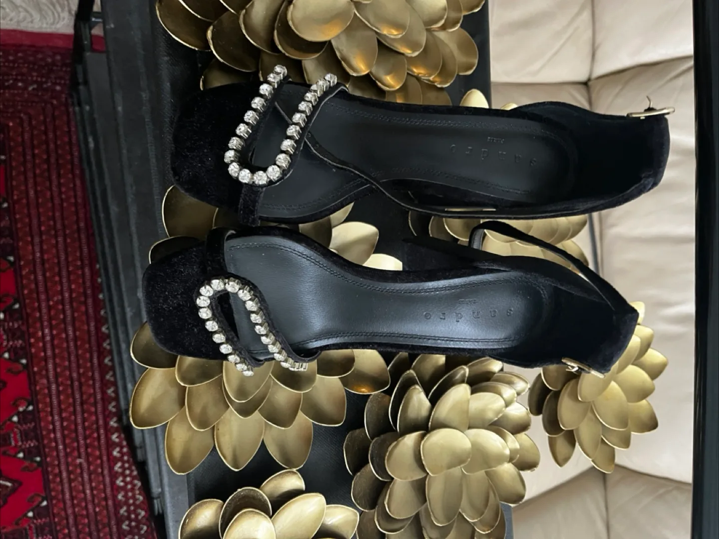 Sandro Black High Heel Sandals image indicator(10)