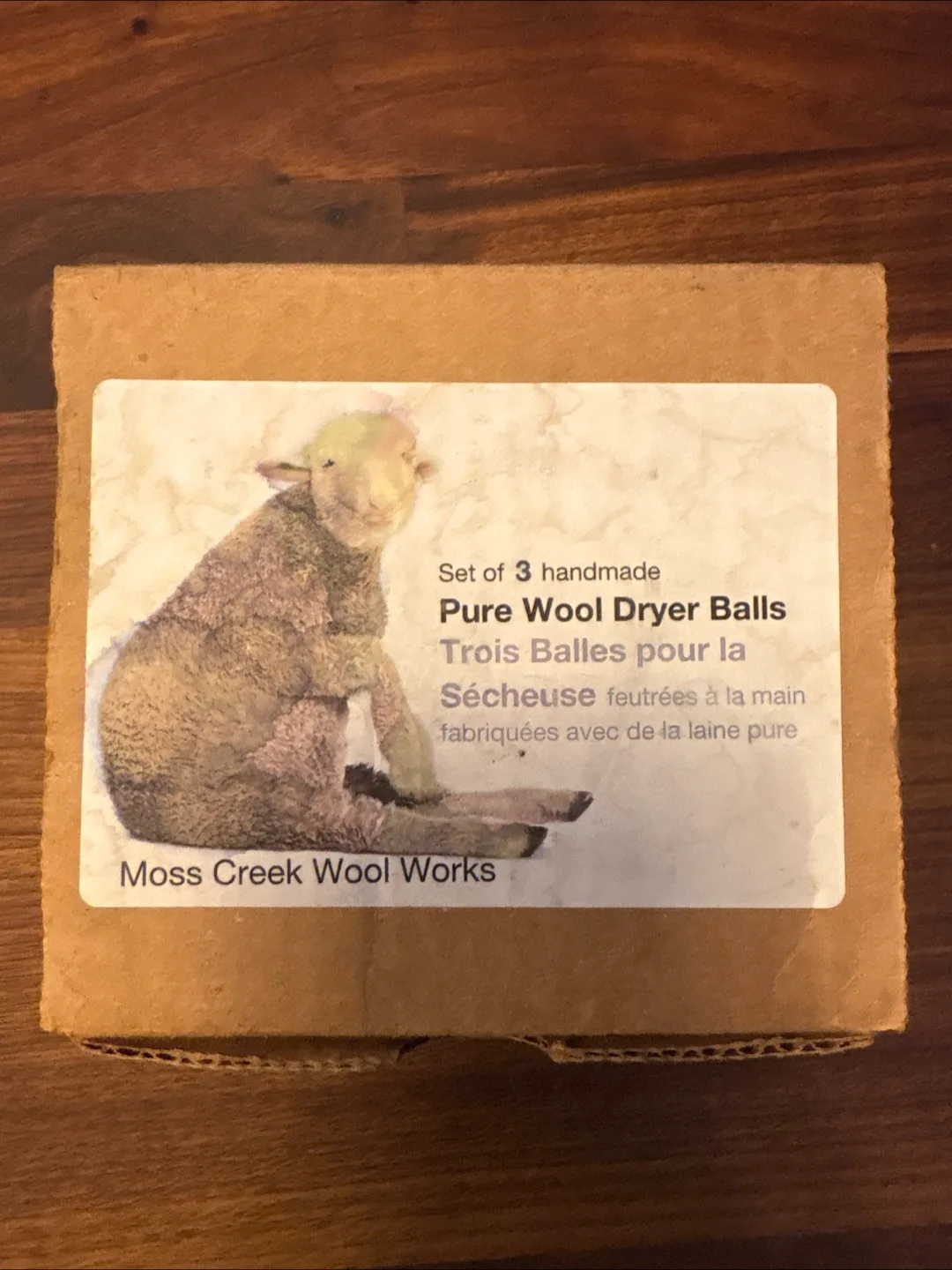 Set of 3 Pure Wool Dryer Balls thumbnail