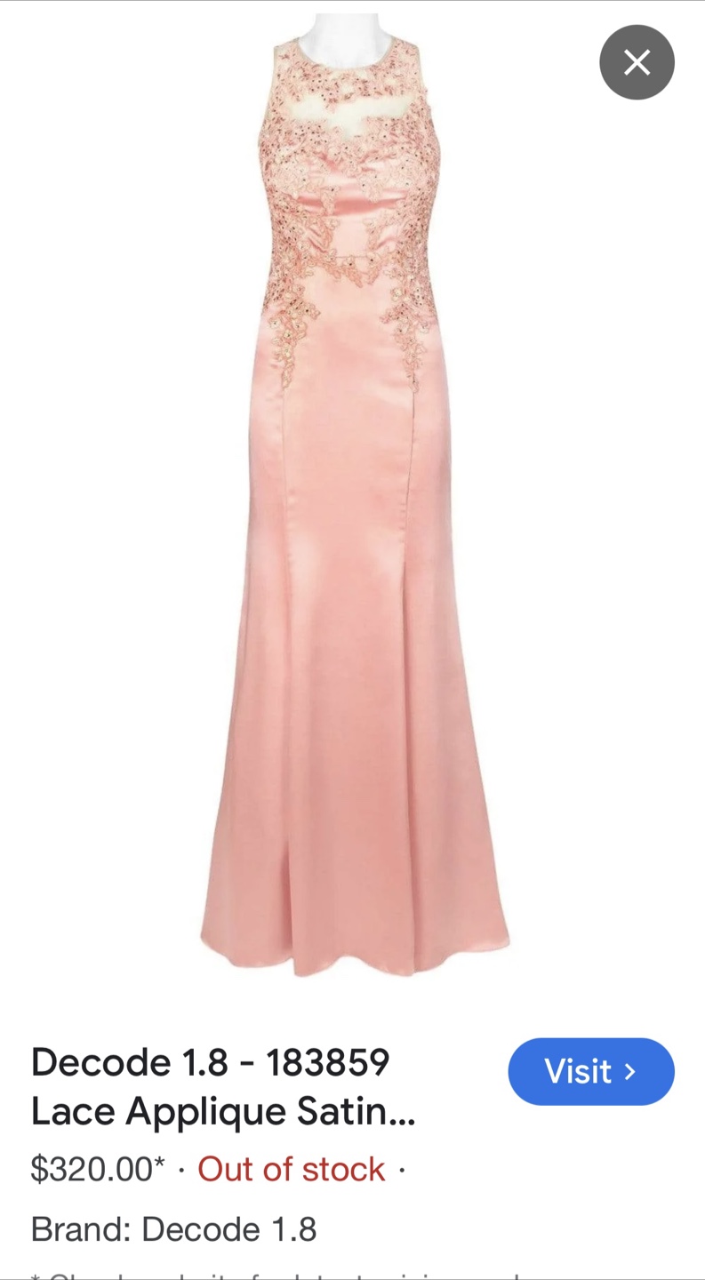 Decode 1.8 Pink Formal Dress size  8 - photo 3