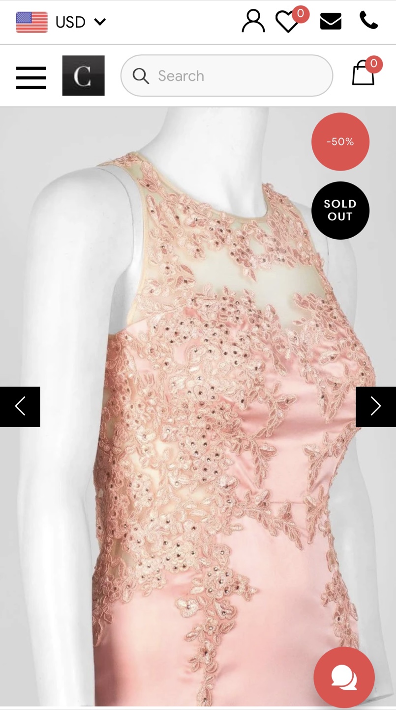 Decode 1.8 Pink Formal Dress size  8 - photo 4