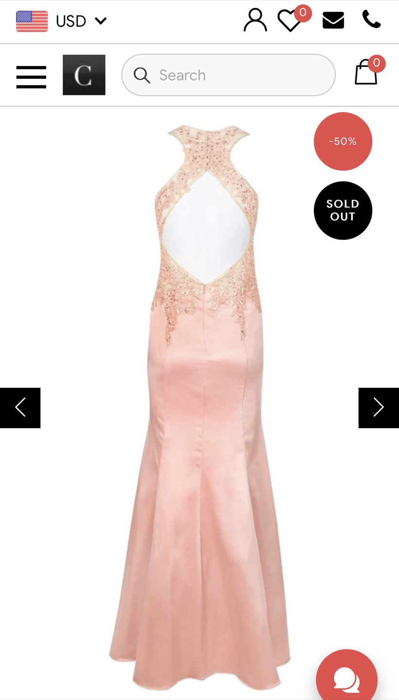Decode 1.8 Pink Formal Dress size  8 - photo 2