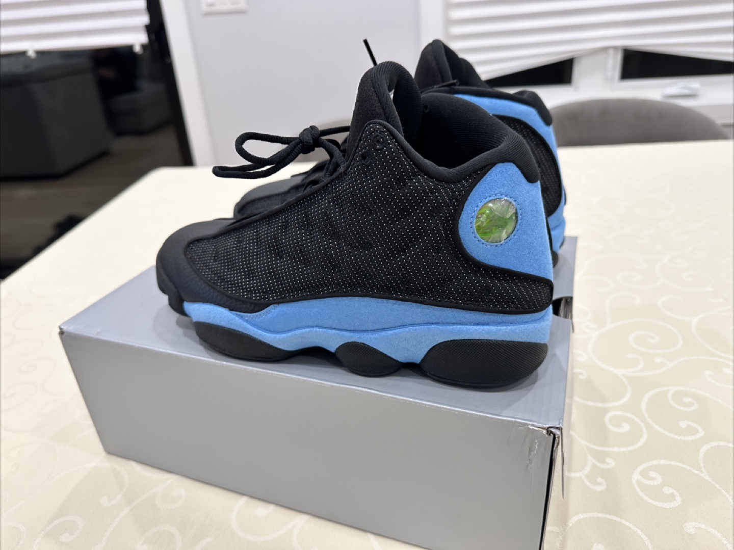 Air Jordan 13 Retro Black/University Blue - photo 3