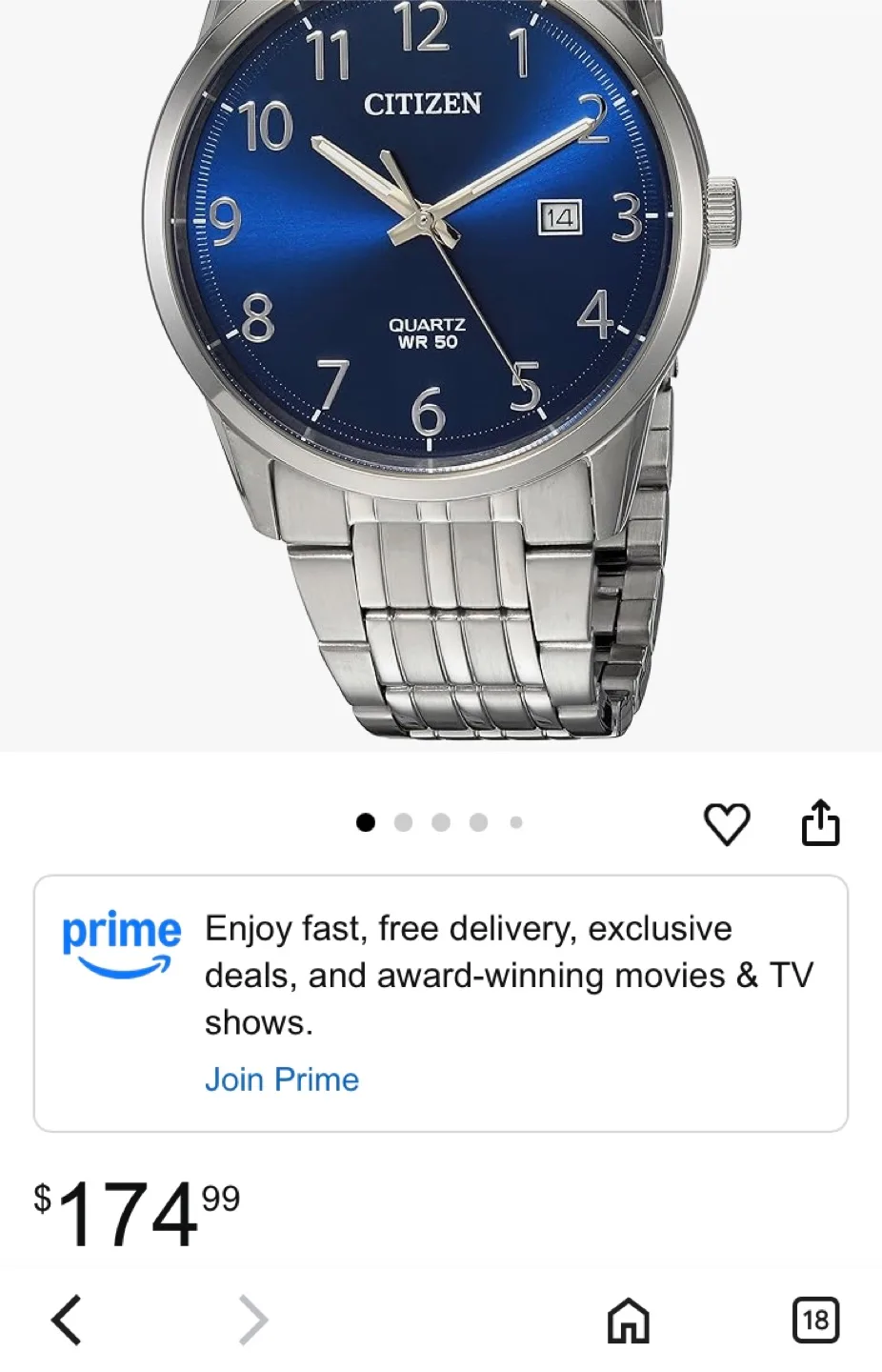 Citizen Quartz Watch thumbnail