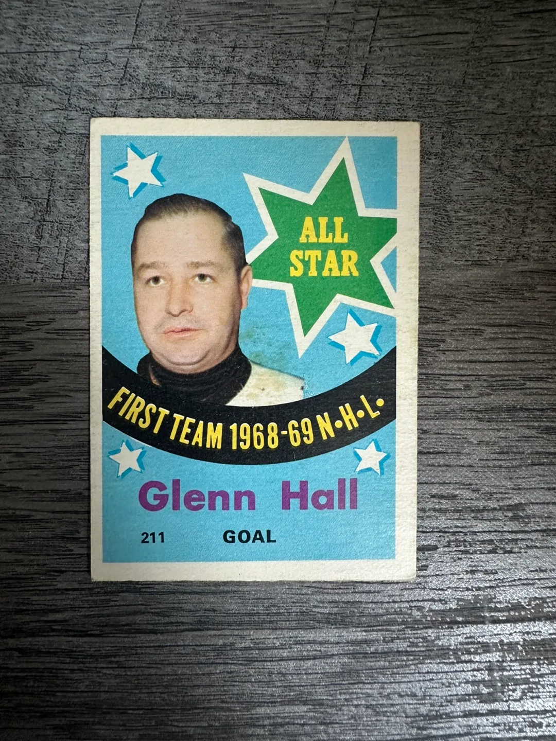 O-Pee-Chee 1968-69 Glenn Hall Hockey Card thumbnail