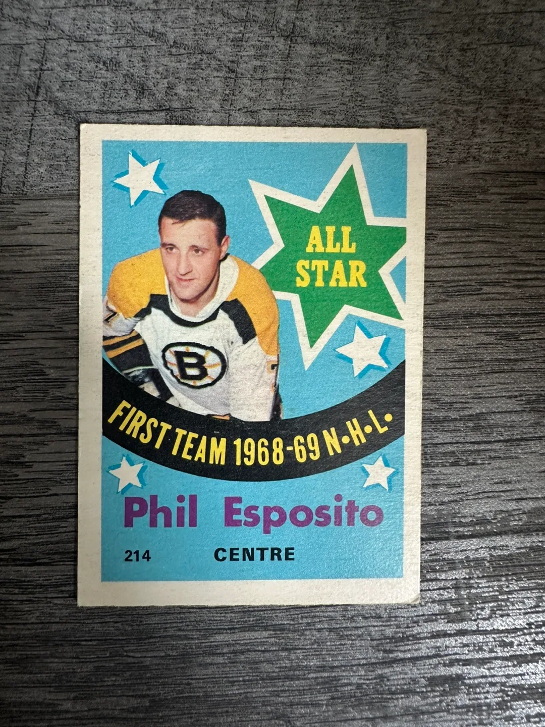 O-Pee-Chee 1968-69 Phil Esposito Hockey Card thumbnail