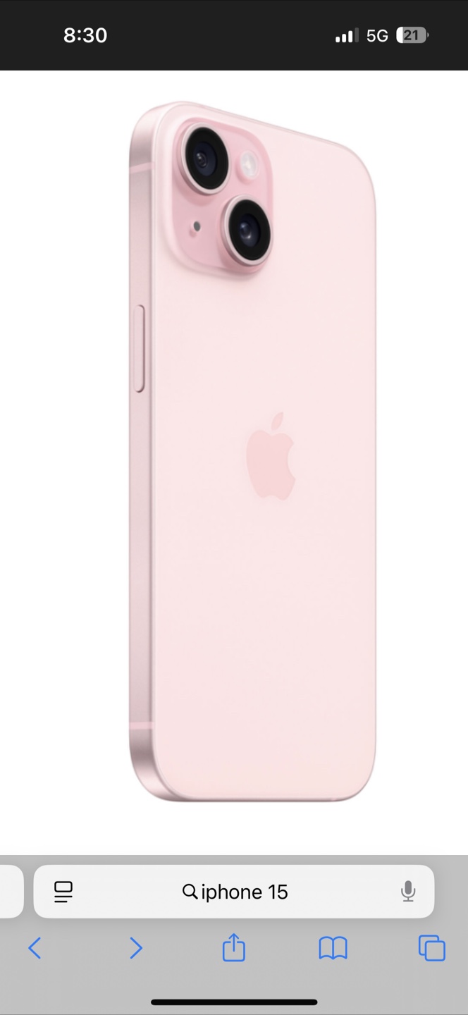 Pink Apple iPhone