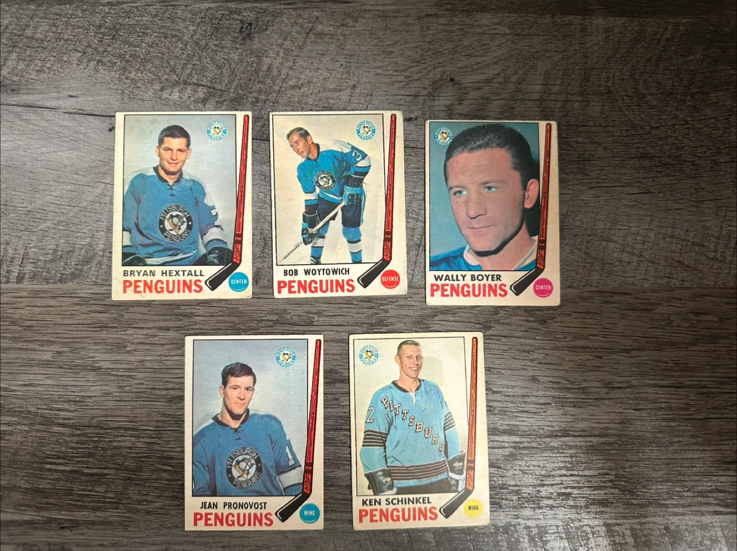 1968-69 Hockey Card Lot - penguins thumbnail
