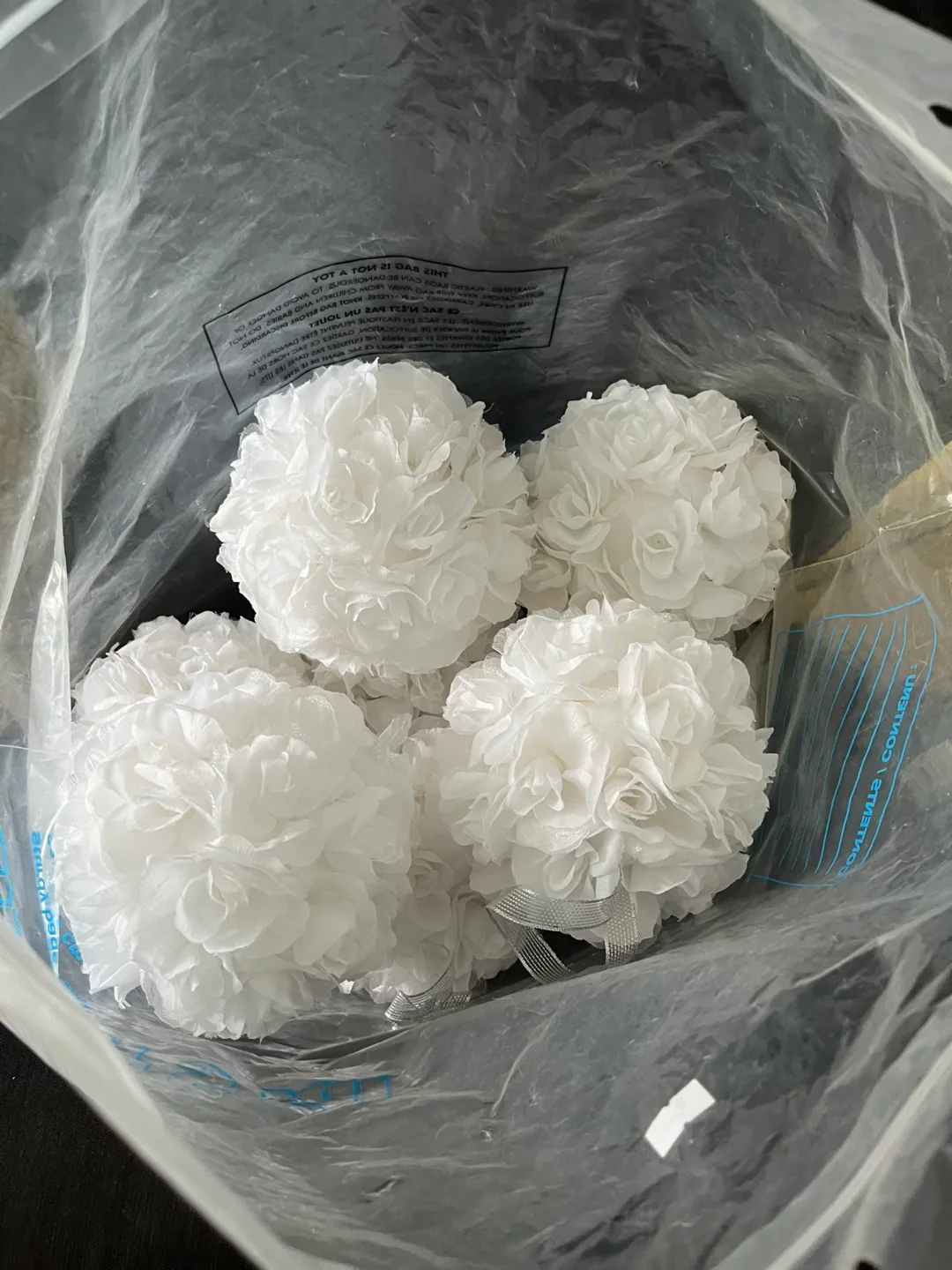 Wedding decorations White Artificial Flower & Decor Bundle image indicator(4)