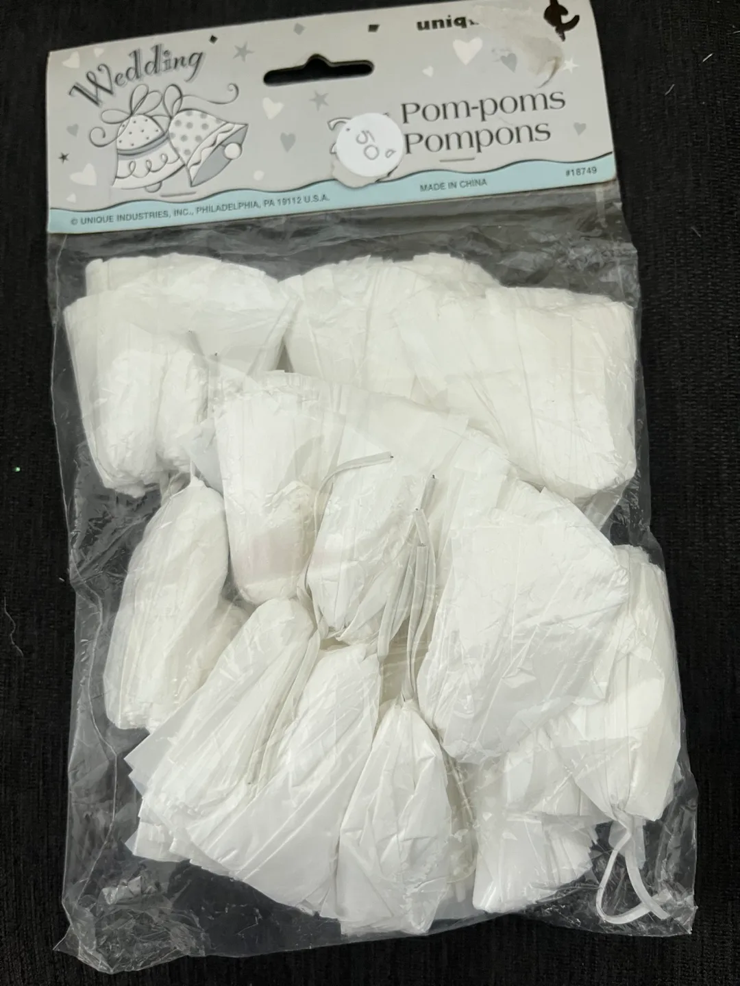 Wedding decorations White Artificial Flower & Decor Bundle image indicator(7)