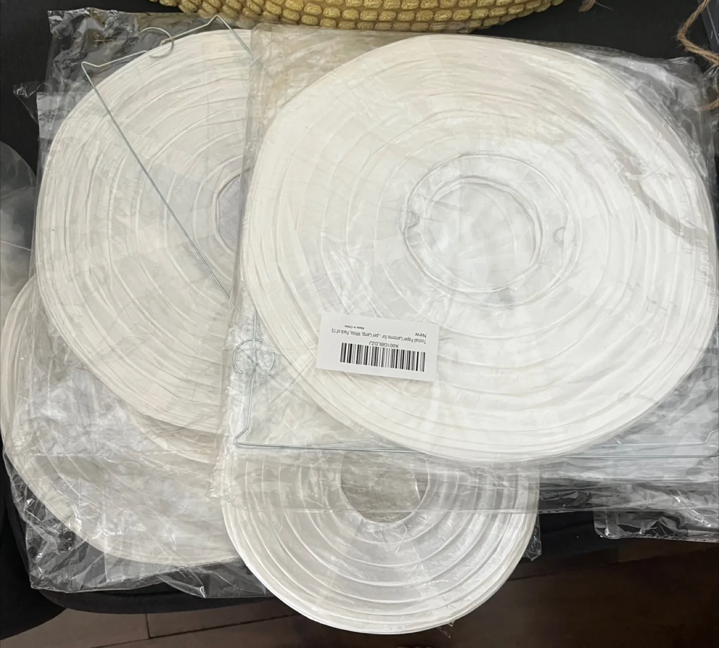 Wedding decorations White Artificial Flower & Decor Bundle image indicator(10)