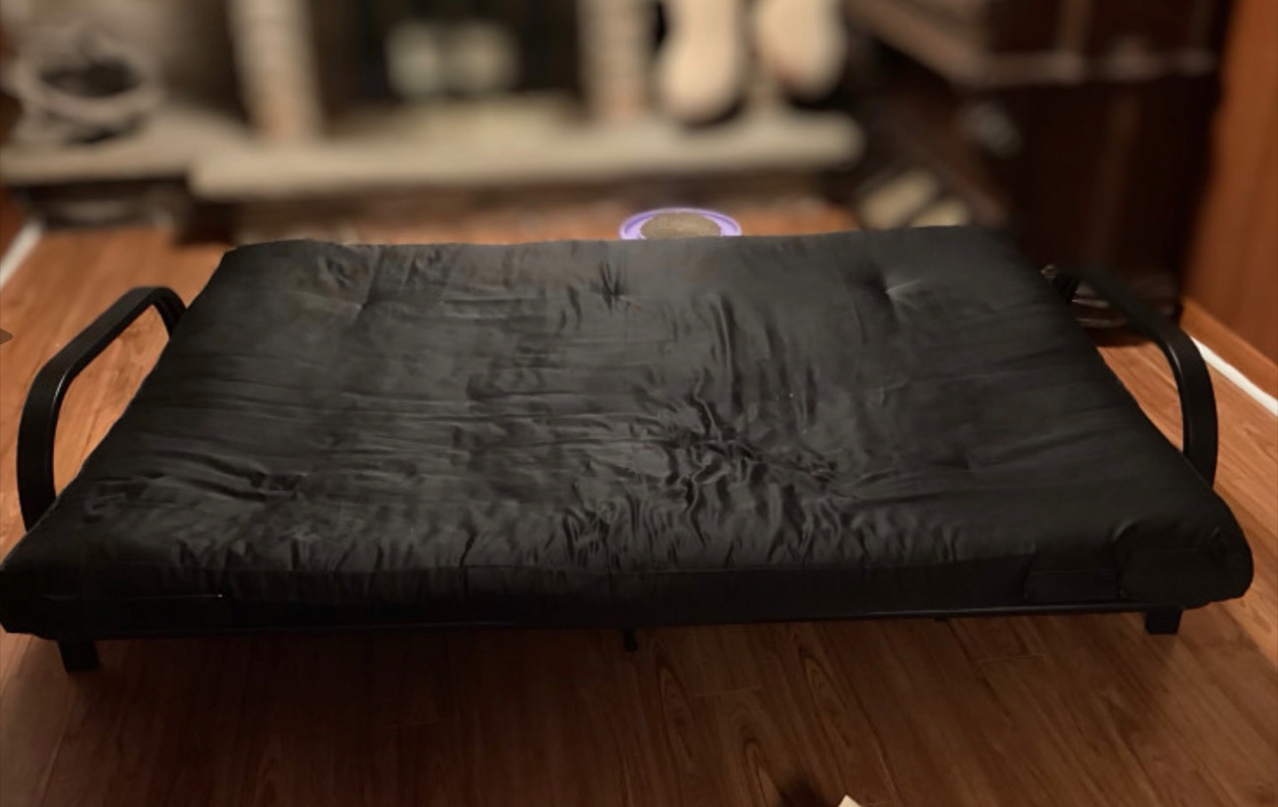 Black Futon Sofa Bed - photo 2