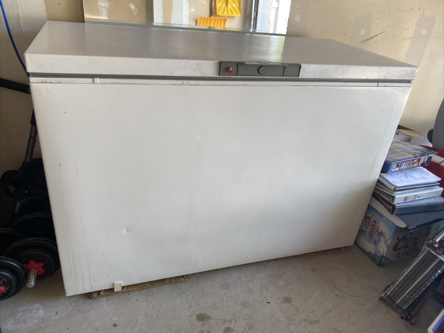 Large White Chest Freezer
