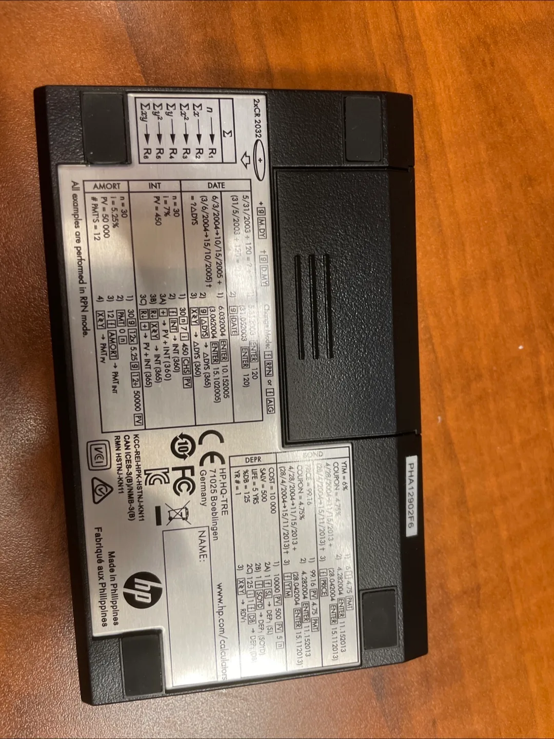 HP 12C Platinum Calculator image indicator(3)