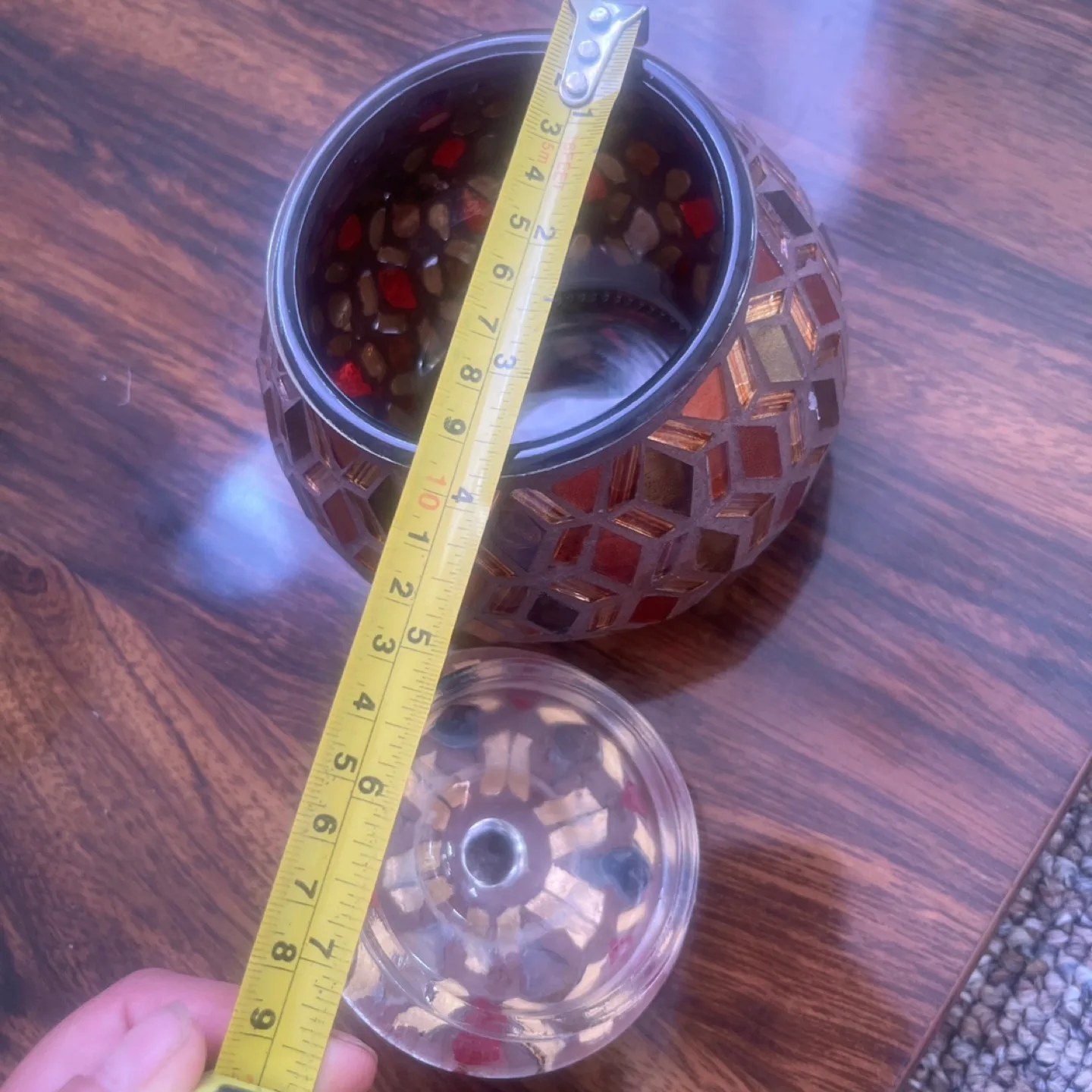 Mosaic Glass Jar & tray Set image indicator(8)