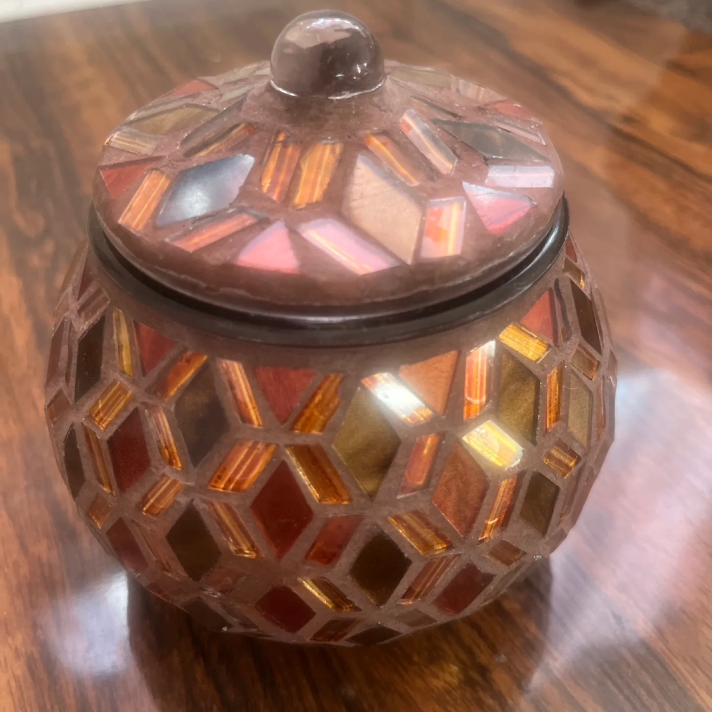 Mosaic Glass Jar & tray Set image indicator(7)