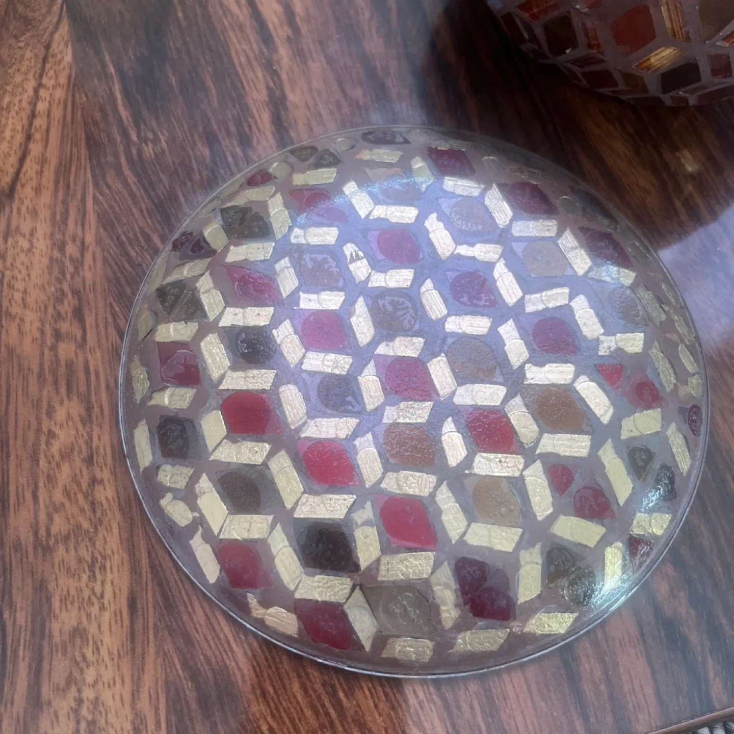 Mosaic Glass Jar & tray Set image indicator(4)