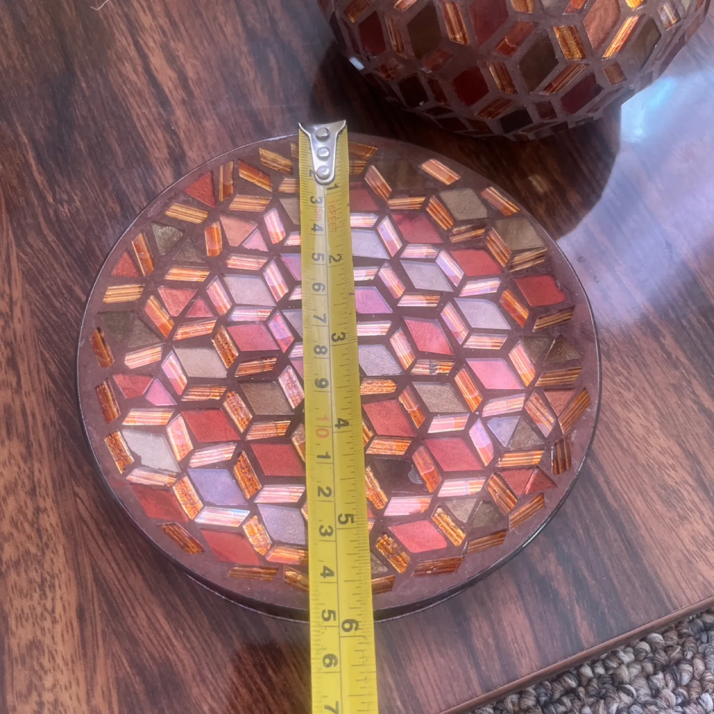 Mosaic Glass Jar & tray Set image indicator(3)