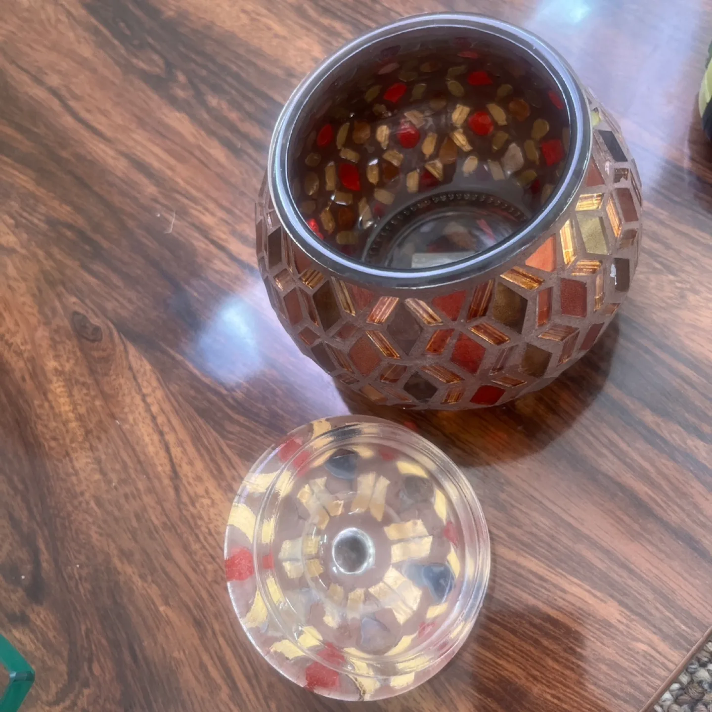 Mosaic Glass Jar & tray Set image indicator(10)