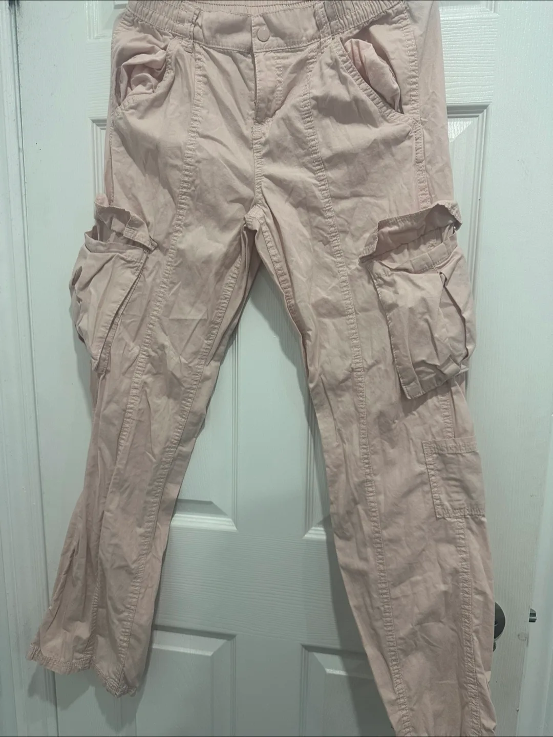 H&M Divided Pink Cargo Pants thumbnail