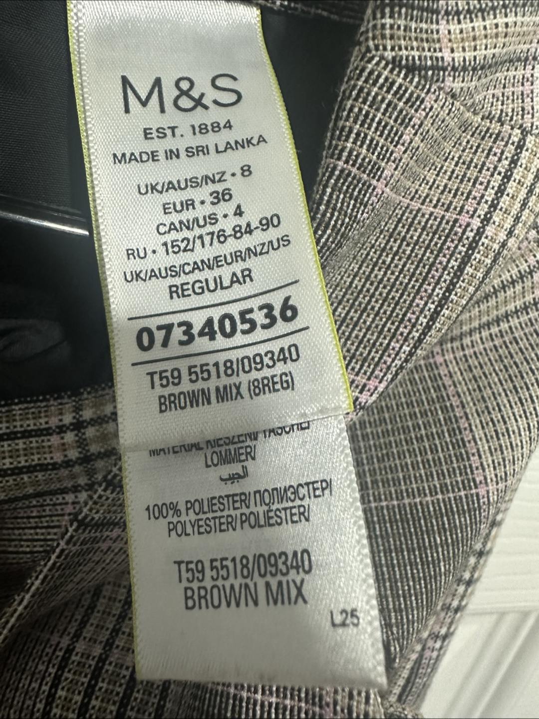 M&S Collection Plaid Trousers - photo 4